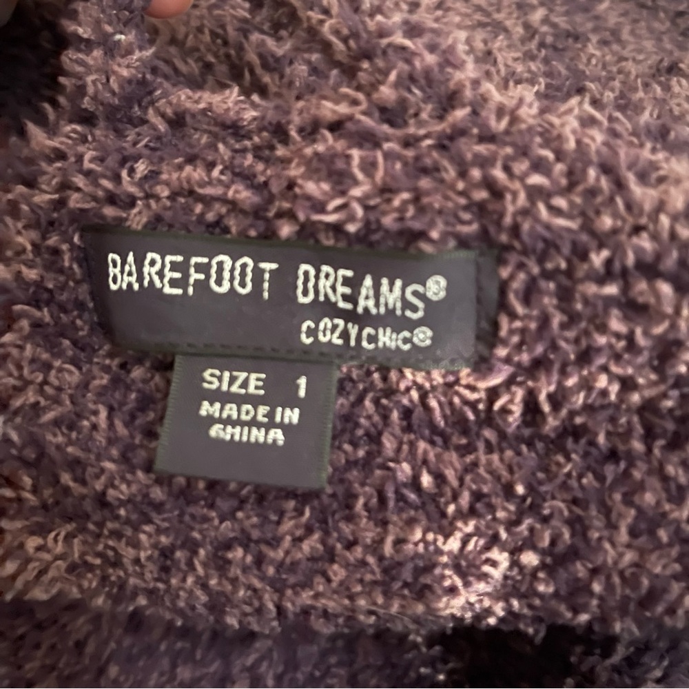 BAREFOOT DREAMS cozy chic robe Size 1 in Purple - Picture 7 of 11